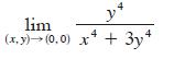 y* lim (x,y)  (0.0) x + 3y+