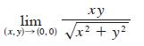 lim (x,y)  (0,0)  x + y2 -2