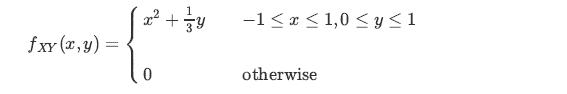 fxx(x,y) = 22 +  0 -1  x  1,0  y  1 otherwise