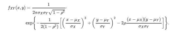 fxr(x,y) 1 2V1 -  1 -  My pra-p|(***)* +(*=#r)* 2(1 p)   exp 2 2 (x  )(y - )  - 20- *)]}.