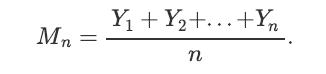 Mn Y+Y+...+Yn n