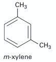 CH3 m-xylene CH3