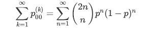 2 (k)  =(*)r(a-pr p" (1  p)" k=1 n=1