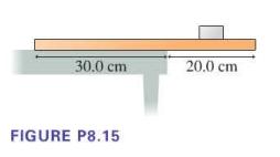 30.0 cm FIGURE P8.15 20.0 cm