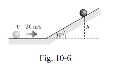 v = 20 m/s 30 Fig. 10-6