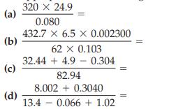 (a) (b) (c) (d) 320  24.9 0.080 432.7 X 6.5 X 0.002300 62  0.103 32.44 + 4.9 0.304 82.94 8.002+0.3040