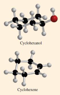 Cyclohexanol Cyclohexene