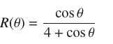R(0) = cos 4 + cos 0