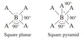 A A B 90 A 90 A Square planar 90 A A 0 A 1/ B) 90 A 90 A Square pyramid