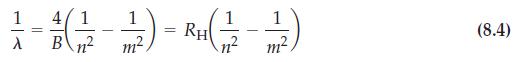 1 4/1 1 = - 3(-1) - R+(+) RH A B 2 n m (8.4)