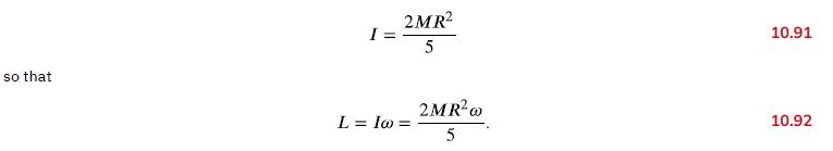 so that L I 2MR 5 = Io = 2MR w 5 10.91 10.92