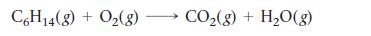 C6H14(g) + O(8) CO(g) + HO(g)