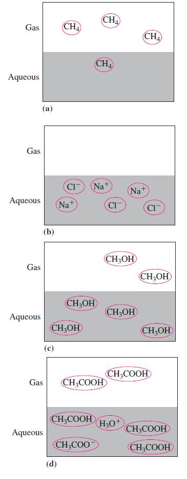 Gas Aqueous Gas Aqueous Gas Aqueous (a) (b) Gas Aqueous CHA Na+ (d) CIT Na CHOH CHOH CH3COOH CH CHCOO CHA