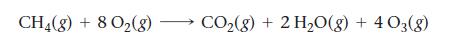 CH4(8) + 8 0 (8) CO(g) + 2 HO(g) + 403(g)