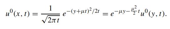 u (x, t) = 1 2t e-(y+)/ = ey_(y, t).