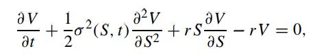 av 1 t +50 (S, 1). av as av +rS -rV = 0, as