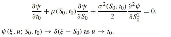 to  So  (, u; So, to)  8(  So) as u  to.  + u(So, to) - 2(So, to) 2/ 2  + = 0.