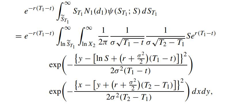 e-r(T-t) Fo STN (d) (ST; S) d ST "Jinx JI X 2 01-101-7-Se (T-1) 1 = 1 {y- [In S+ (r+) (7-1)]}  20 (T-t) -D]1)