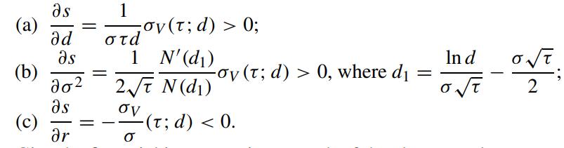 (a) (b) (c) s - = d s 2 s  r 1  1 zov (t; d) > 0; N'(d) 2 N (d) ov -ov (t; d) > 0, where d -(t; d) < 0. O =