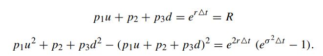 Pu + P2 +p3d = erat = R Pu+ P2 + P3d - (pu + P2 + p3d) = er^t (eot - 1).