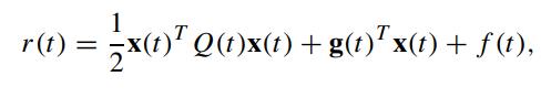 dx = [a(t) - B(t)x]dt + o(t) dZ,