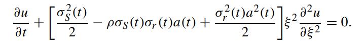 t + (1) [ 2 post)ort)a(1) + a?(that)], du -2 2 d2 = 0.