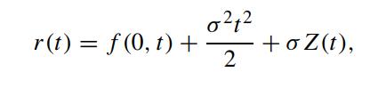 01 r(t) = f(0, t) +- 2 +oZ(t),