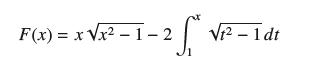 F(x)=xx-1-2 -5  S  - 1 dt