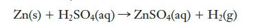 Zn(s) + HSO4(aq)  ZnSO4(aq) + H(g)