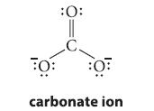 :0: :0: C. O: carbonate ion
