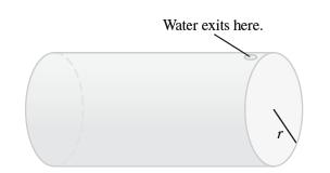 Water exits here.