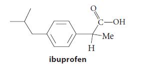 ibuprofen H C-OH -Me