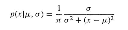 p(x\u,6) = 1  2 + (x - )2