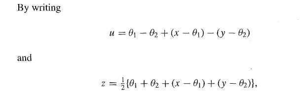 By writing and u-0-0 + (x-0)-(y-0) Z = // {0 + 0 + (x 0) + (y  0)},