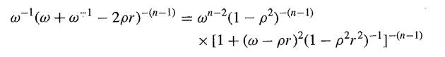 w(w+w-2pr)-(n-1) = "-2 (1-p2)-(n-1) x [1+ (w pr)(1 - pr)-]-(n-1) -