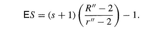 R" 2 ES = (+1) ()-1. 2
