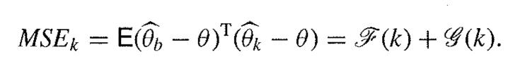 MSEK = E(0-0) (k  0) = F(k) + G(k).