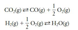 CO(g) H(g) + 2 CO(g) + O(g) +1/1/20 0(g) O(g)  HO(g)