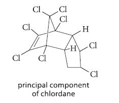 CI CI Cl, Cl Cl CI H H\ Cl principal component of chlordane Cl