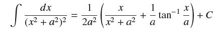 dx 1 S (x + 41 = 26 ( x +4 + = tan- x) + C 1 -