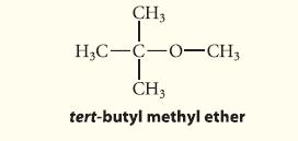 CH3 H3C-C-0-CH3 I CH3 tert-butyl methyl ether