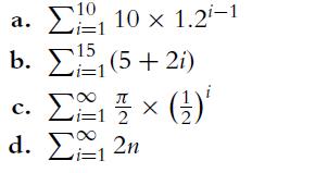 10 15 a. , 10  1.2-1 b.  (5 + 2i) 1  (3) d.  1 2  C. 2
