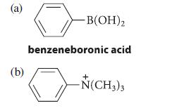 (a) (b) -B(OH) benzeneboronic acid + -N(CH3)3