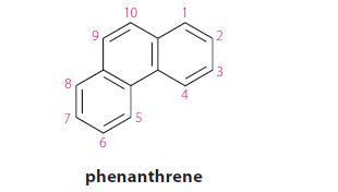 phenanthrene L 5 00  a N 10
