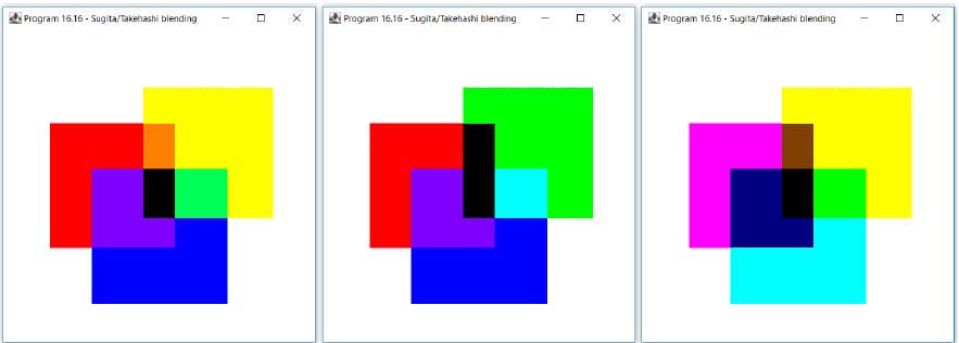 Program 16.16- Sugita/Takehashi blending I 0 X Program 16.16-Sugita/Takehashi blending 0 X Program 16.16-