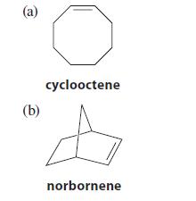 (a) (b) cyclooctene norbornene