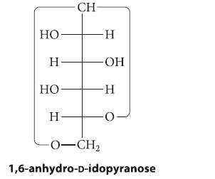 -  - CH - - - -O-CH2 1,6-anhydro-D-idopyranose