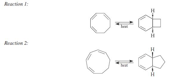 Reaction 1: Reaction 2: heat H H 0-$ heat H H
