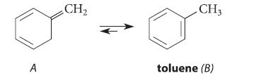A CH 2 CH3 toluene (B)