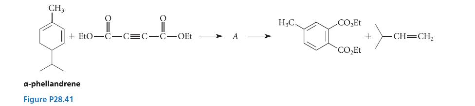 CH3 +BO_i_c_c_i_OF EtO-C- a-phellandrene Figure P28.41 OEt HC. COEt COEt + CH=CH